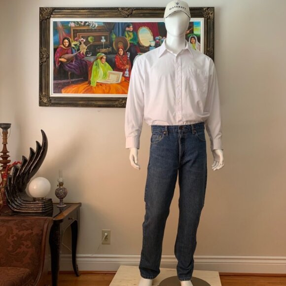 LEVI'S 516 Slim Fit Straight Leg Red Tab Men's Zip Closure Jeans - Picture 2 of 9